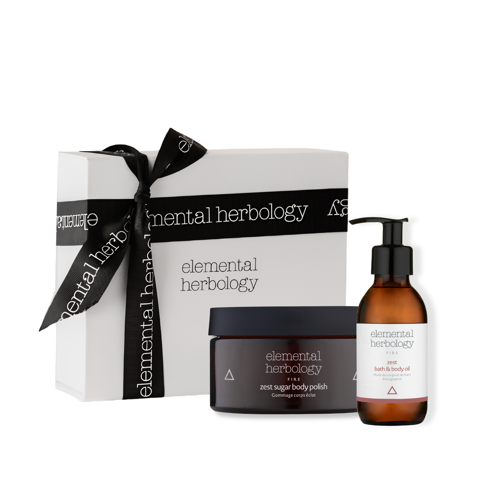 The Energising Ritual — Zest Body Polish & Bath Oil Duo 
