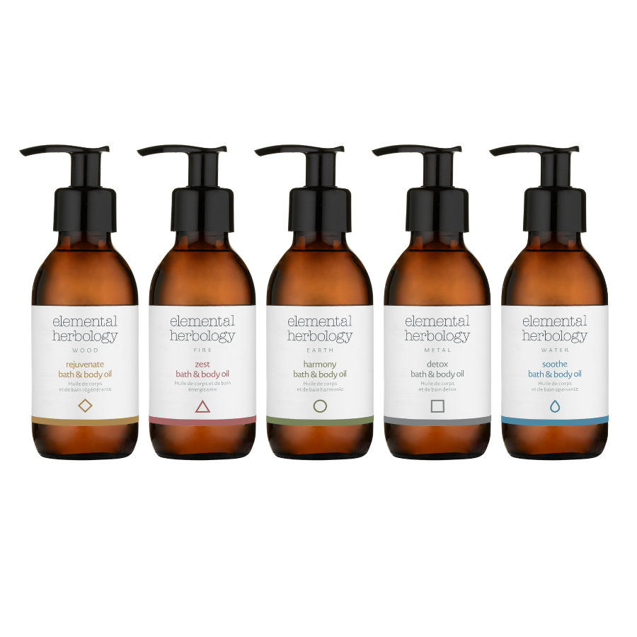 Five Elements Bath & Body Oil Collection