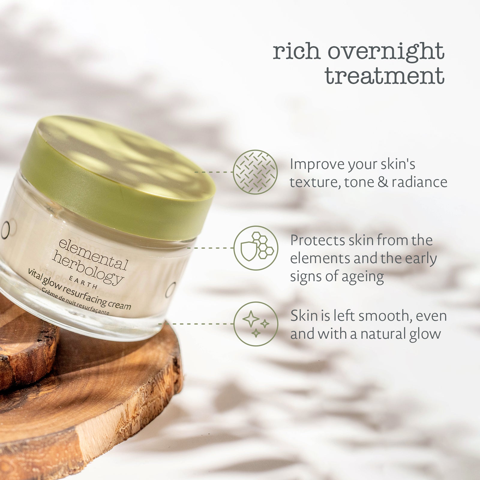 Vital Glow Overnight Resurfacing Cream